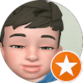 Cartoon avatar with a star badge.